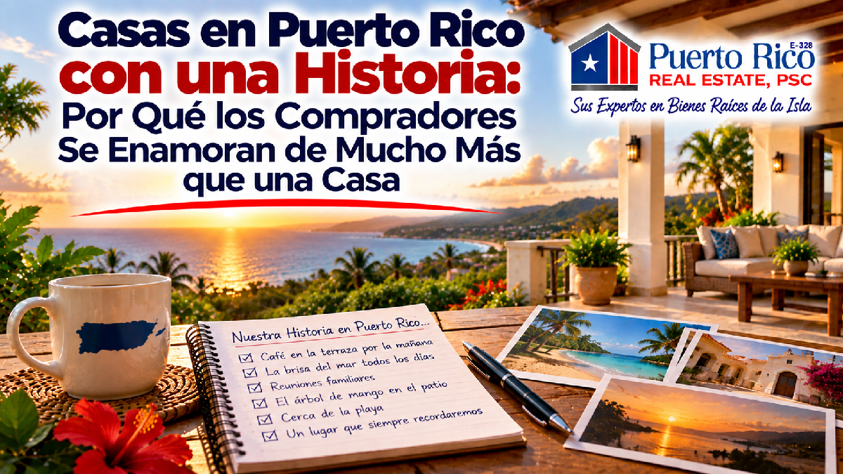 Casas en Puerto Rico con una Historia: Por Qué los Compradores Se Enamoran de Mucho Más que una Casa
